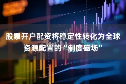股票开户配资将稳定性转化为全球资源配置的“制度磁场”